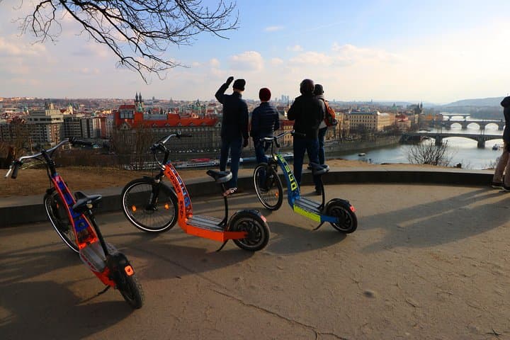 Medieval Prague by E-Bike & E-Scooter — Letná to Petřín Hill City Tour photo 6
