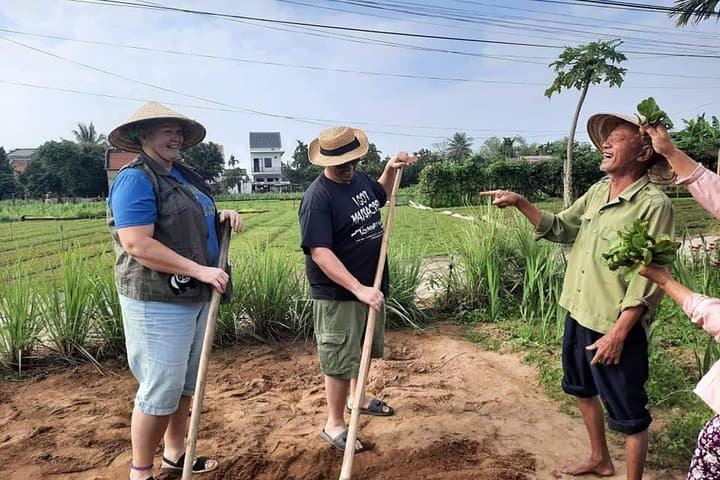 Hoi An Village Experience & Lantern Making — Tra Que Farming, Buffalo Ride & Basket Boat photo 3