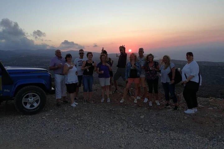 Sunset Jeep Safari to Vrouchas & Spinalonga — Agios Nikolaos Scenic 4-Hour Tour