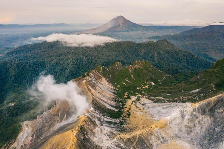 Sunrise Hike Mount Sibayak From Medan: Volcano Crater, Hot Springs & Waterfall photo 2