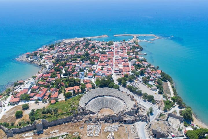 Alanya to Aspendos, Kursunlu Waterfalls and Side Day Tour — Aspendos Theater & Temple of Apollo photo 3