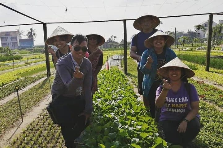 Pedal & Paddle: Tra Que Vegetable Village and Basket Boat Cultural Ride from Hoi An photo 5