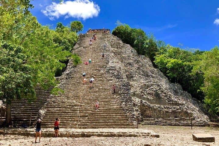 Climb Nohoch Mul and Explore Tulum: Private Coba & Tulum Maya Ruins Tour