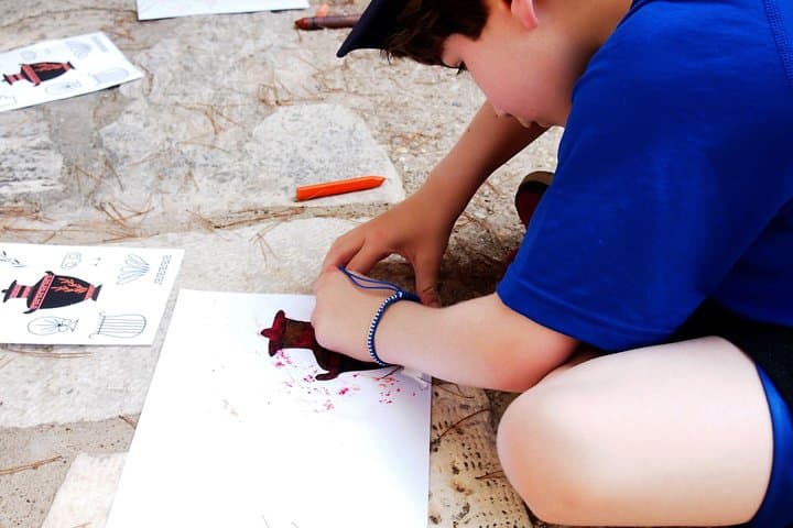 Paint the Parthenon: Private Kids' Outdoor Workshop on Pnyx Hill photo 2