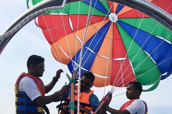 Parasailing Over Port Blair: Andaman FlyAir Ocean Flight Experience photo 2