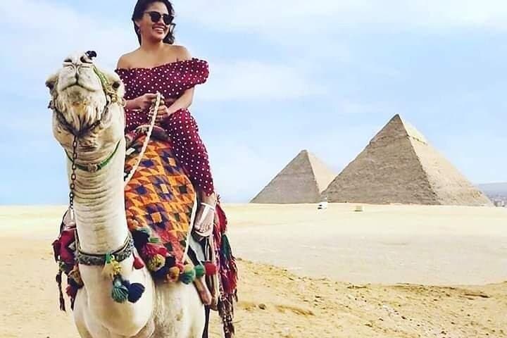 Sunset Camel Ride and Desert BBQ at the Giza Pyramids photo 3