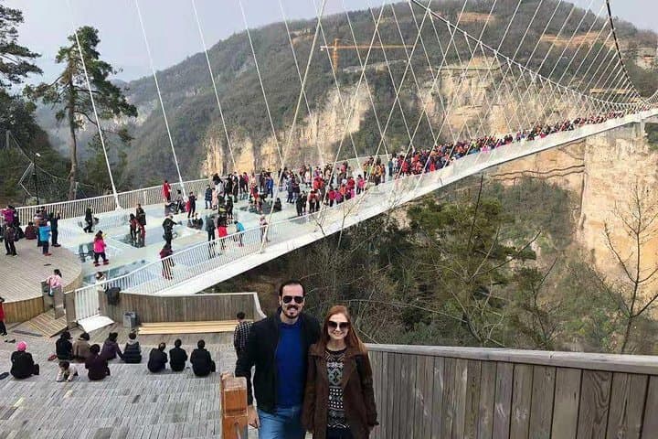 Zhangjiajie Grand Canyon Day Trip: Glass Bridge Walk & Baofeng Lake Boat Ride