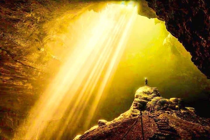 Jomblang Cave and Sky-View Day Tour: Cave Descent, Sri Gethuk Waterfall & Heha Sunset