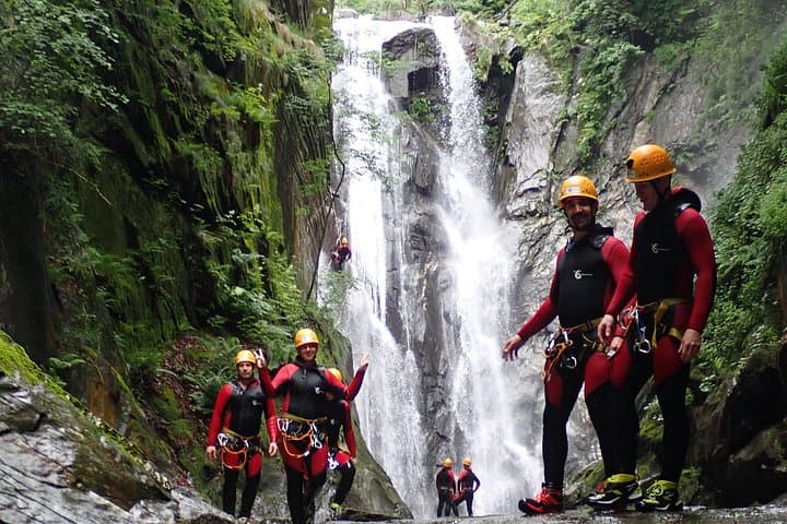 Advanced Canyoning Day Trip from Füssen — High Jumps, Waterfalls & Natural Slides