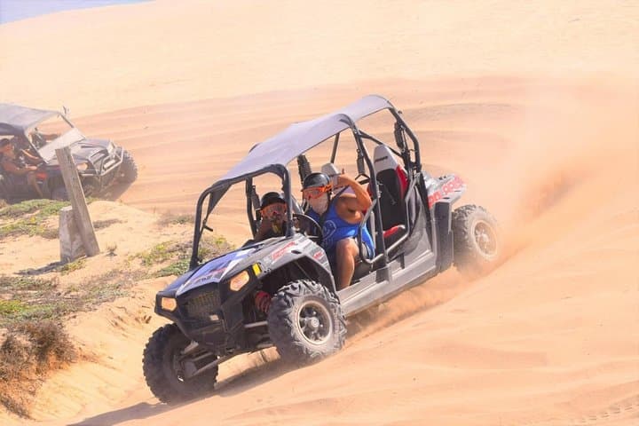 Off-Road the Migrino Desert: Cabo Triple UTV Tour to Pacific Beaches