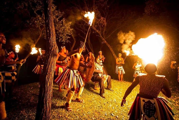 Boma Dinner & Drum Experience in Victoria Falls — Traditional Zimbabwean Feast and Drumming Show