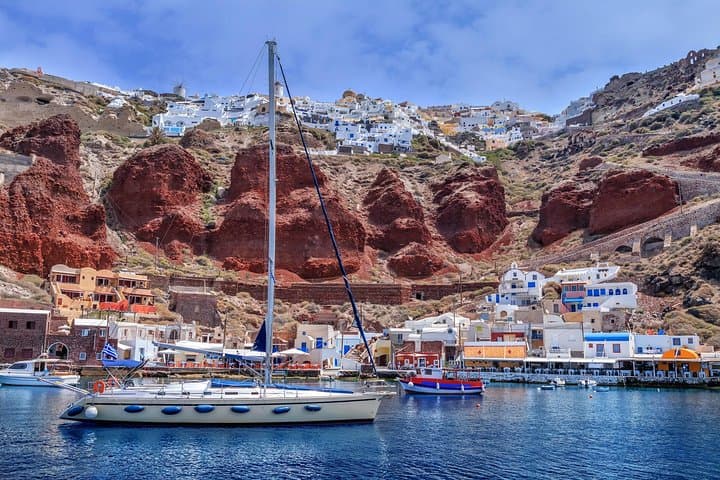 Santorini Private Catamaran: Volcano, Red Beach & White Beach Day Cruise photo 6