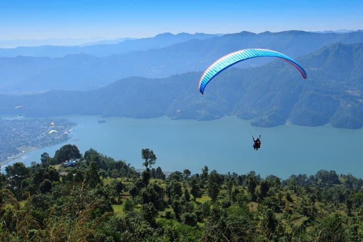 Soaring Over Pokhara: Tandem Paragliding from Sarangkot photo 2