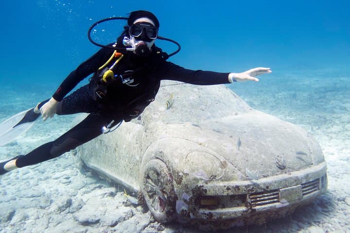 Try Dive at Cancun's Underwater Museum (MUSA) — Beginner Scuba Experience