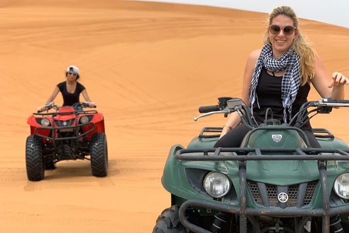 Dubai Evening Desert Safari: Quad Biking, Dune Bashing & Live BBQ Camp
