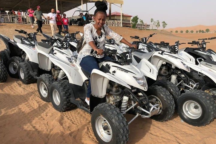 Dubai Evening Desert Safari: Quad Biking, Dune Bashing & Live BBQ Camp photo 2