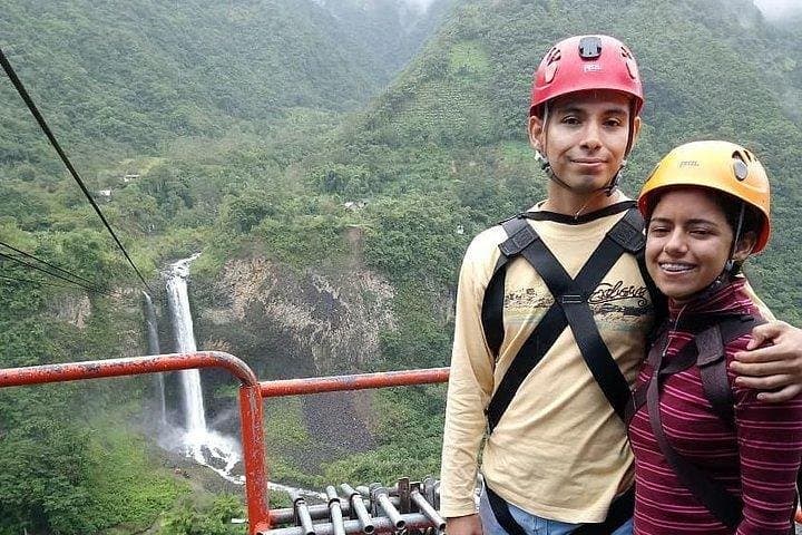 Baños Canopy Ziplines: 800m Outbound & 500m Return Day Trip photo 2