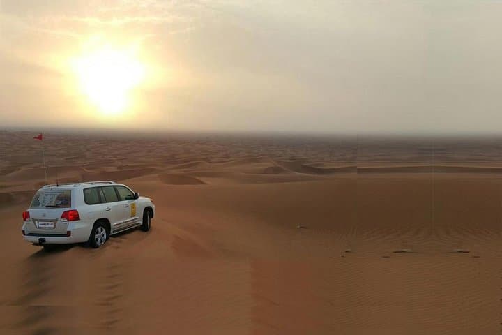 Morning Dubai Red Dunes Dune Bashing, Sandboarding & Camel Ride