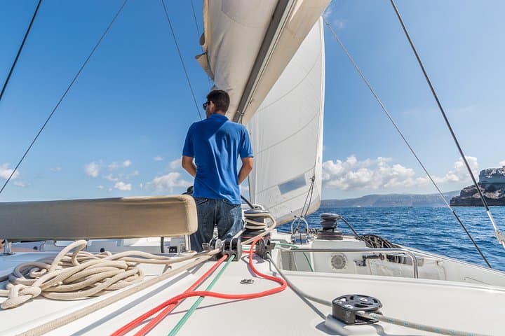 Santorini Caldera Sailing Tour with BBQ Lunch, Hot Springs & Snorkeling photo 4
