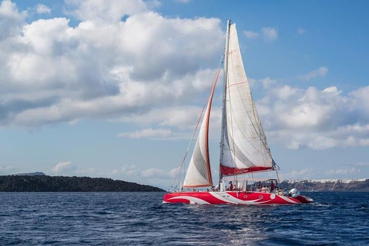 Santorini Dream Catcher Sailing Tour: BBQ, Hot Springs & Caldera Views photo 6