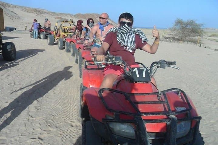 Desert Quad Safari in Luxor: Sunset Dunes & Camel Ride