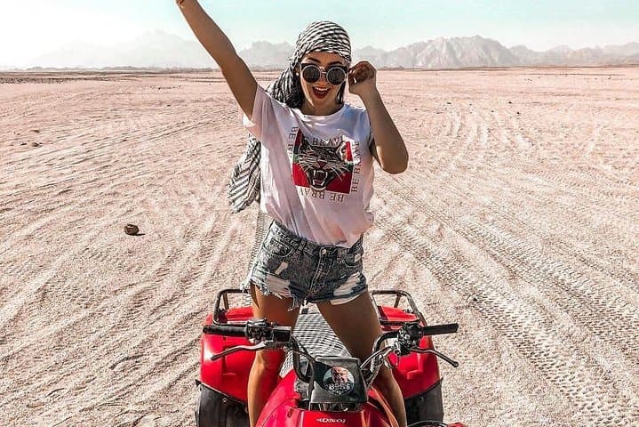 Hurghada Super Safari: Quad Bikes, Bedouin Village & Sunset Desert BBQ photo 1