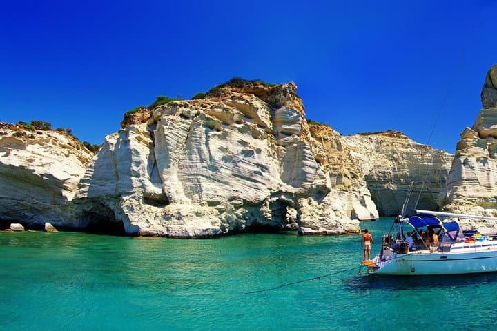 Shared Sunset Cruise from Milos to Kleftiko — Snorkel, Caves & Sunset photo 2