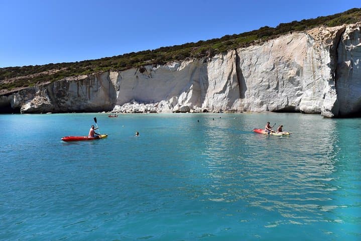 Shared Sunset Cruise from Milos to Kleftiko — Snorkel, Caves & Sunset photo 3