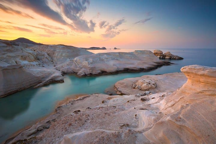 Shared Sunset Cruise from Milos to Kleftiko — Snorkel, Caves & Sunset