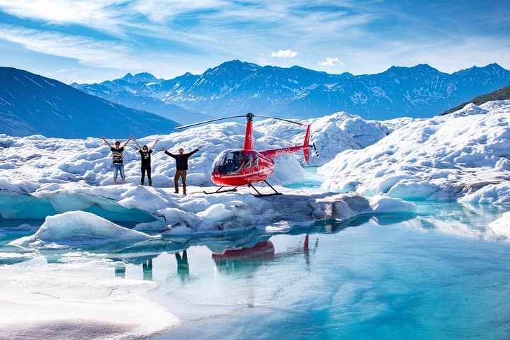 Helicopter Glacier Landing from Anchorage — 1‑Hour Chugach Flight with Ice Exploration