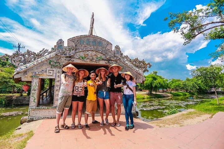 Scooter to Thanh Toan Bridge & Chuon Lagoon: Sunset Boat Trip and Seafood Dinner from Hue photo 1