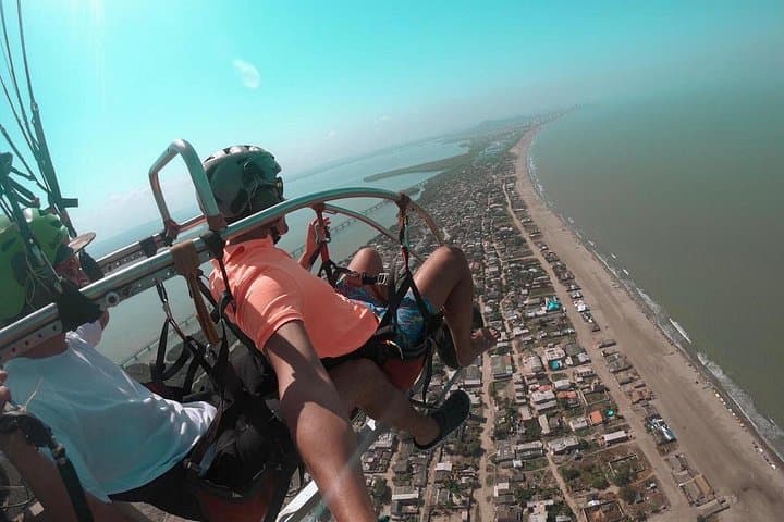 Cartagena Paratrike Paragliding Over La Boquilla & Morros Beach