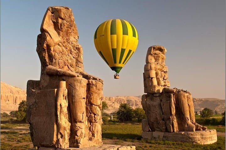 Sunrise Hot Air Balloon Over Luxor — Float Above Ancient Egypt