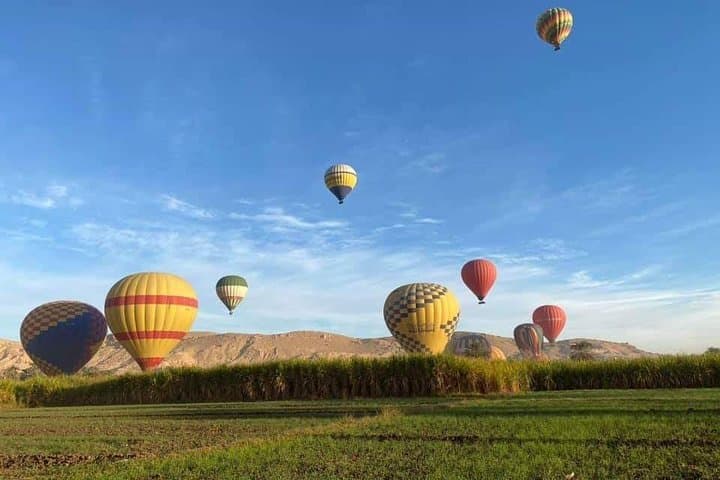Sunrise Hot Air Balloon Over Luxor — Ancient Thebes from the Sky photo 5