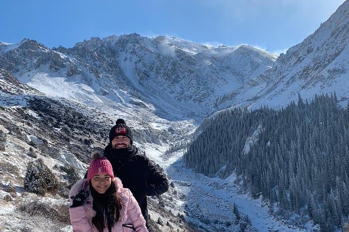 Winter Hike at Ala Archa National Park — Ak Sai Waterfall & Broken Heart Trail photo 6
