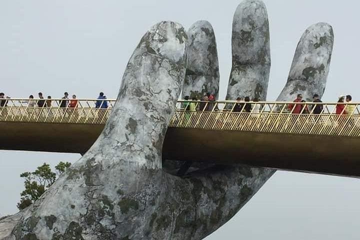 Da Nang Shore Excursion: Golden Bridge, Marble Mountains & Dragon Bridge (Full-Day) photo 2