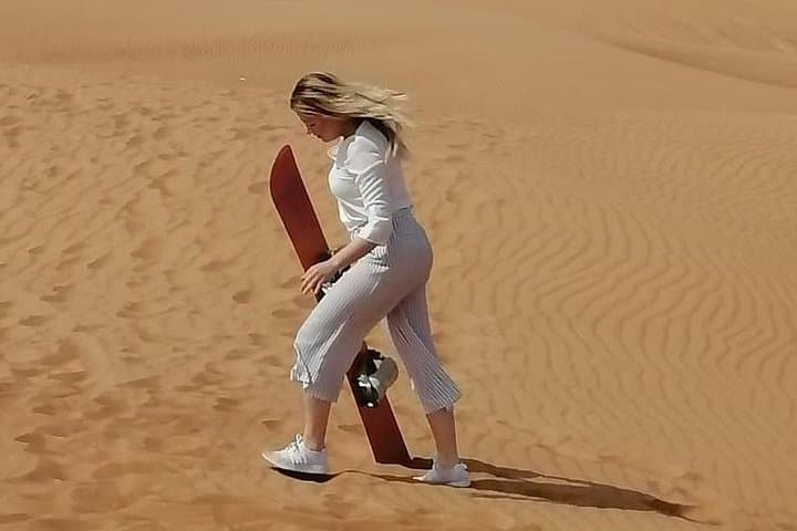 Lahbab Desert Dune Ride: Sandboarding, Dune Bashing & Camel Photos from Dubai photo 6