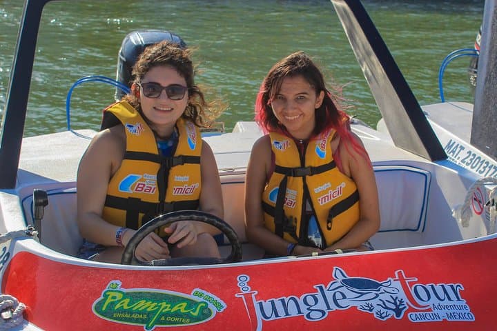 Drive a Speedboat in Cancún: Nichupté Lagoon to Punta Nizuc Snorkel Adventure photo 2