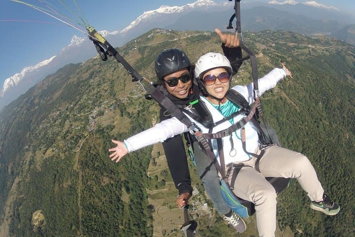 Sarangkot Paragliding Tandem Over Fewa Lake and Annapurna