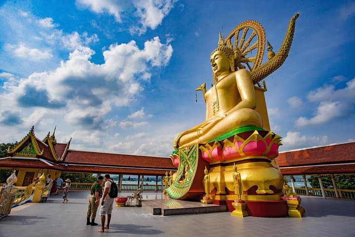 Explore Koh Samui’s Highlights: Big Buddha, Waterfalls & Coastal Views by Minivan