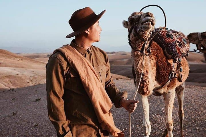 Sunset Camel Ride in Agafay Desert near Marrakech photo 4