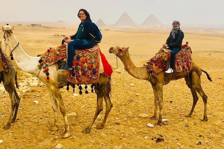 Sunset Arabian Horse Ride at Giza Pyramids — Bedouin Tea in the Sahara photo 2