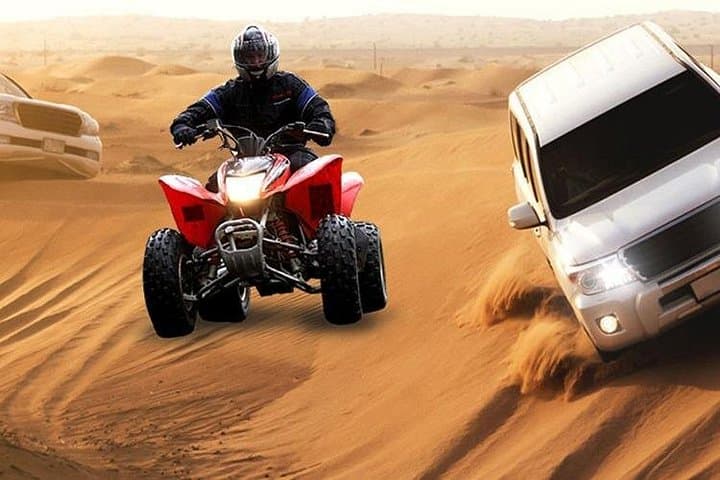 Dubai Morning Desert Safari: Quad Bike, Sand Boarding & Camel Ride photo 1