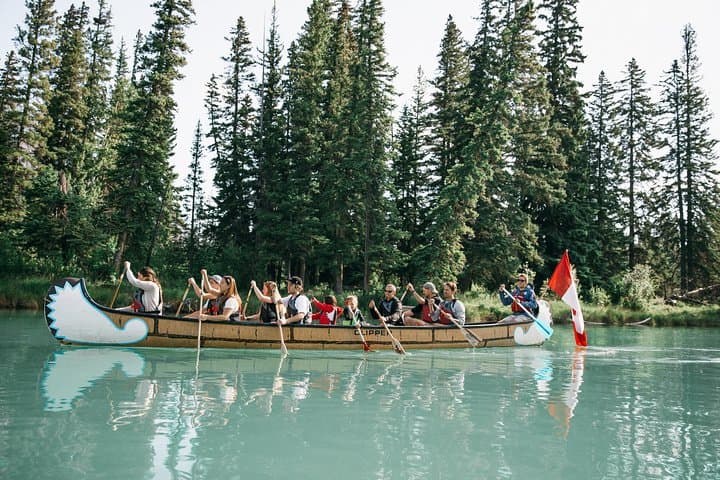 Banff Big Canoe Tour on the Bow River — Guided Canoeing in Banff National Park photo 3