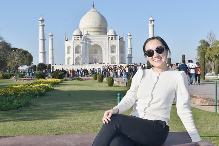 Taj Mahal Sunrise & Sunset Overnight Private Tour from Delhi photo 3