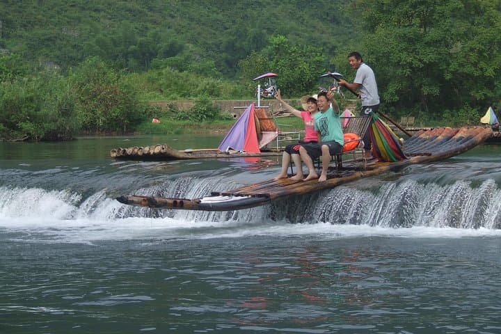 Yangshuo One Day Tour: Xianggong Mountain, Yulong Bamboo Raft & Silver Cave photo 3
