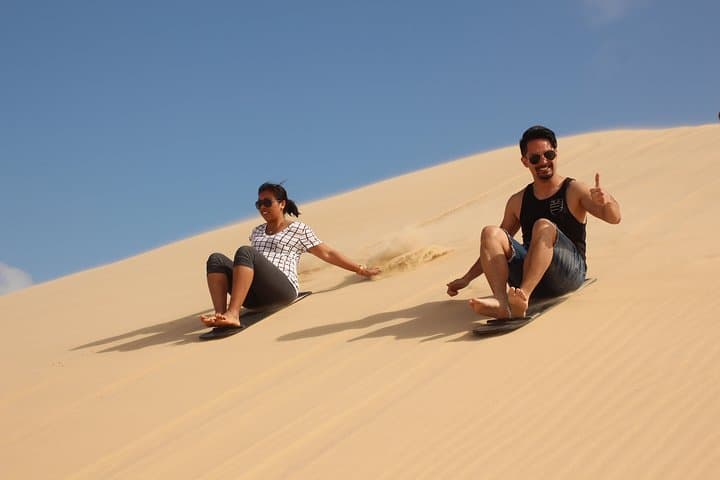 Port Stephens 4WD Beach & Sand Dune Adventure: Birubi Beach Sandboarding photo 6