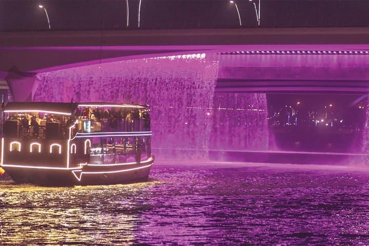 Dubai Luxury Canal Dinner Cruise: Glass-Enclosed Dhow on the Dubai Water Canal photo 2