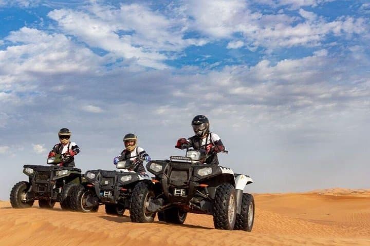 Dubai Dunes Half-Day Quad Bike Tour with Camel Ride & Sandboarding photo 2