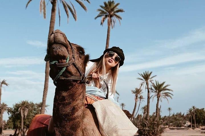 Sunset Camel Ride in Marrakech Palm Grove (Palmeraie)
